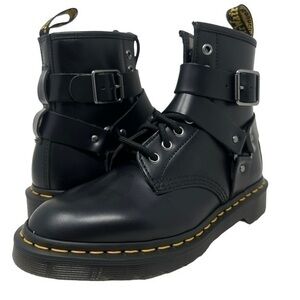 Dr. Martens Black Combat Boots